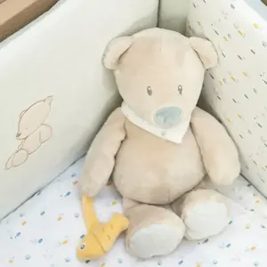 Nattou Knuffel - Beer - Romeo, Jules en Sally - 30 cm - Beige pas cher