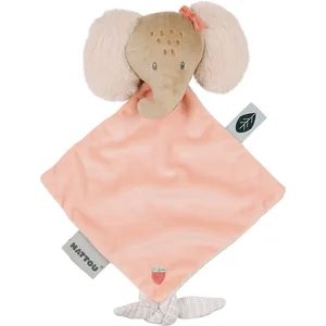 Nattou Mini doudou attache sucette Oli L'éléphant (19 cm) pas cher
