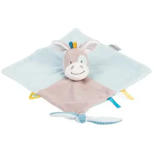 Comparateur de prix : NATTOU Mini Doudou Plat Cheval Attache pour Sucette, 27 x 27 cm, Tim e...
