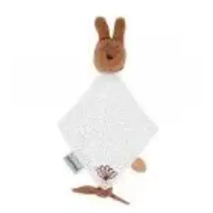 Nattou Doudou Nattou Attache Tétine Lapin Rouille - Susie Et Bonnie pas cher