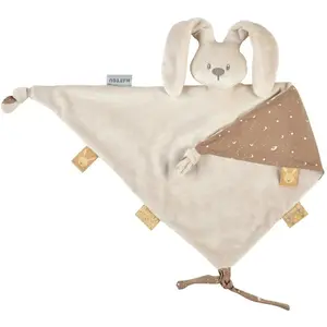 Comparateur de prix : Nattou LAPIDOU Maxi Knuffeldoekje Doudou - Konijn - 65 cm - Zand
