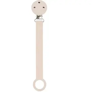 Nattou Silicone - Fopspeenketting met Universele Bevestiging - 21 cm - Beige pas cher