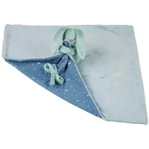 Nattou LAPIDOU Knuffeldoekje Doudou - Konijn - 50 cm - Kopergroen pas cher