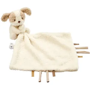 Nattou Doudou câlin Teddy Chien Ecru (27 cm) pas cher