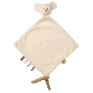 Nattou Maxi doudou attache sucette Teddy Souris Ecru pas cher