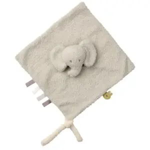 Nattou Doudou attache sucette Teddy Eléphant Gris pas cher