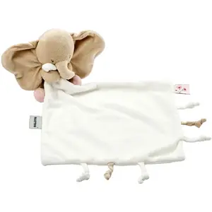 Nattou Doudou câlin Fanfan l'éléphant Blanc crème (27 cm) pas cher