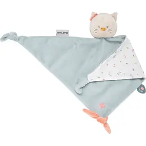 Nattou Kat Lana - Knuffeldoekje Doudou - 65x35 cm - Dusty Blauw pas cher