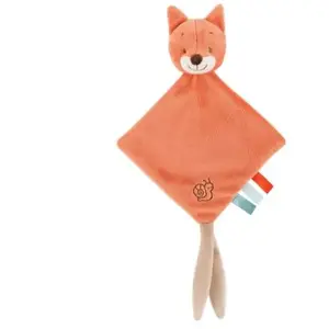 Mini doudou oscar le renard - nattou pas cher