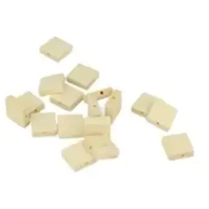 30 perles en bois carrées 15 x 5 mm - ArtemioVendu parfnac-be