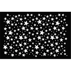 Sterren sjabloon 10x15x0.2 cm - Artemio pas cher