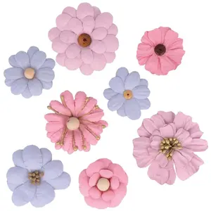 ARTEMIO Fleurs en papier - Lovely Swan - 8 Fleurs - Rose - Objets décoratifs - Intérieur pas cher