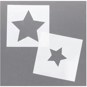 Pochoirs Masks Artemio - 15 x 15 cm - Étoiles - 12 pcs
