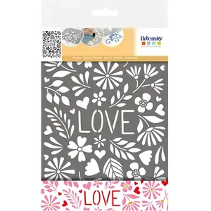 Love sjablon 21x29,7 cm - Artemio