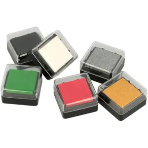 6 inktkussen Xmas 3x3 cm - Artemio