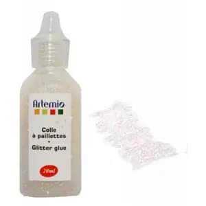 Colle à paillettes Artémio Blanc 20 mlVendu paramazon