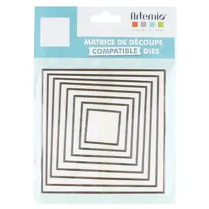 Matrice de découpe (die) carrés grand - artémio