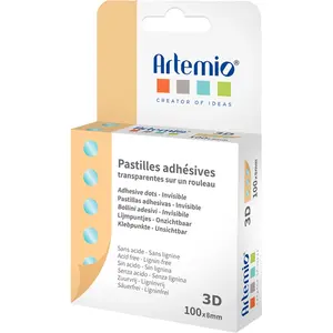 200 lijmdruppels 3D 8 mm - Artemio