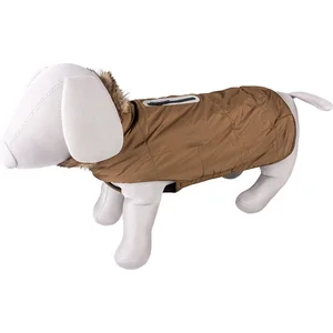 Duvoplus - Dierenkleding - Hond - Hondenjas Fluffy Kap L - 60cm Kaki -...Vendu parbol