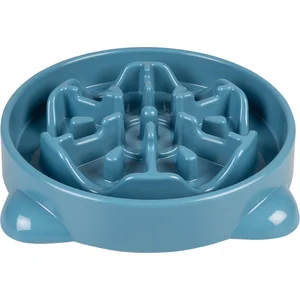 Duvo Gamelle anti-glouton 1000ml - L -32x32x6cm pétrole pas cher