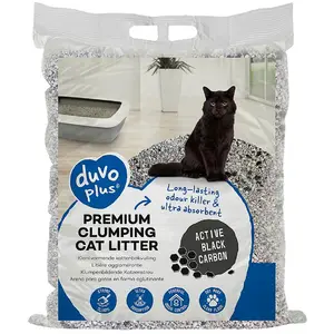 duvoplus Litière Premium Active Black Carbon 12kg pas cher