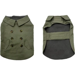 Comparateur de prix : Duvoplus - Hond - Hondenjas Trench Coat L - 60cm Groen - 162221