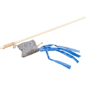 Duvo+ ECO Navy Speelhengel Vlieger Catnip - Kattenkruid - Kattenspeelg...Vendu parbol