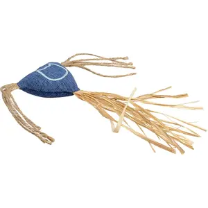 Duvo+ Eco Navy Triangel & Catnip - Kattenkruid - Kattenspeelgoed - 3x1...Vendu parbol
