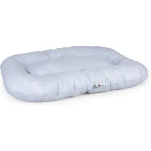 Duvoplus - Dierenkussen - Hond - Ovaal Kussen Doorstikt Mellow M - 81x55x8cm Blauw - 1stVendu parbol