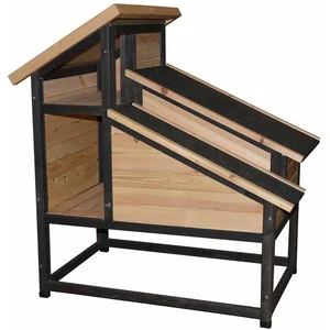 Abri pour chat Duvoplus Woodland Design Meowing Mansion pas cher