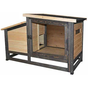 duvoplus Woodland Design konijnenhok Bunny Barnette 111x55x68cm houtkl... pas cher