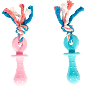 Duvoplus + + PROTECTION. sucette TPR PASTEL+corde 18cm (Jouet à mâcher pour chien), Jouets pour chienVendu pargalaxus