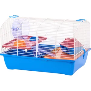 Duvo Hamsterkooi Victor 2 lichtblauw/witVendu parbol