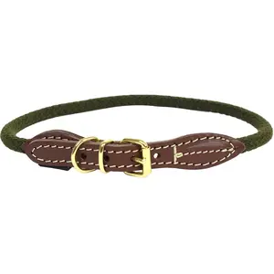 Duvo+ EXPLOR Forest Halsband Nylon Groen L - 57-61cm/8mm pas cher
