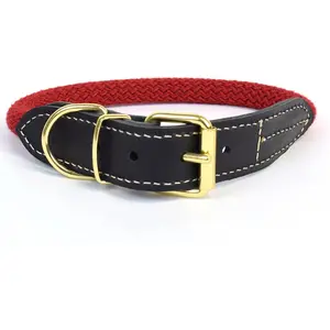 Duvo+ EXPLOR Forest Halsband Nylon Rood L - 51-59cm/14mm pas cher