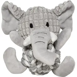 Zoo friends Elsa olifant bal 18x19x12cm grijsVendu parbol