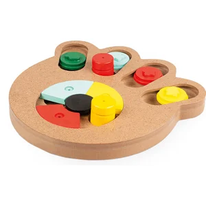 Duvoplus Slide'n'Snack Puzzle en bois, 23.5x21x2.5cm (Jouet intelligent chien), Jouets pour chien pas cher