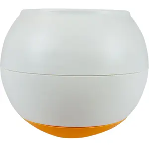 duvoplus Anti schrok eetbal Wit/oranje L - 17x16x17cm pas cher