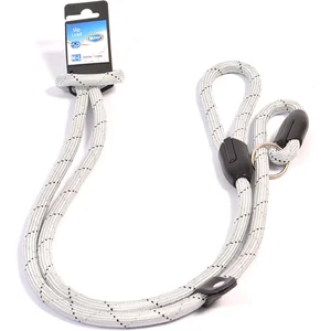 Duvo+ Dressuur Sliplijn Grijs M-L - 183cm/12mm pas cher