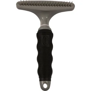Duvoplus - Dierenborstel - Hond - Anti-klit Hark 20 Pins Zwart/grijs -... pas cher