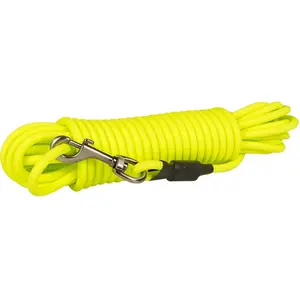 Duvo EXPLOR South tracking laisse PVC rond 5m/8mm jaune néonVendu parbol
