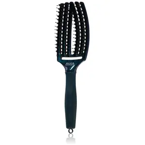 Olivia Garden Borstel Fingerbrush Medium ID1825 Sapphire 1Stuks pas cher