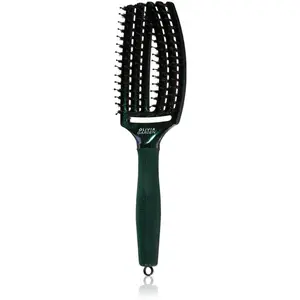 Olivia Garden Borstel Fingerbrush Medium ID1826 Emerald 1Stuks pas cher