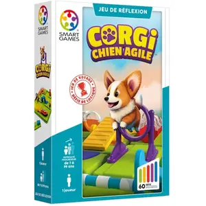 Non communiqué Jeu interactif pour chien - Smartgames - Corgi - 60 défis - Plastique - Bleu pas cher