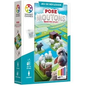 SmartGames Pose Moutons : Chacun dans son Pré ! pas cher