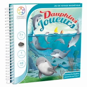 Jeu de voyage magnétique Smartgames Dauphins joueurs pas cher
