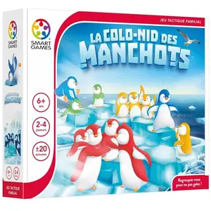 SmartGames Casse-tête Smart Games La Colo-Nid des Manchots pas cher