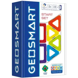 Jeu de construction - GEOSMART - Set de départ - 100 pièces - Bleu - Multicolore pas cher
