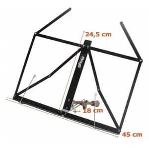STAGG PUPITRE DE TABLE+HOUSSE pas cher