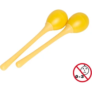 STAGG 2PC EGG MARACAS L/45g/JAUNE pas cher